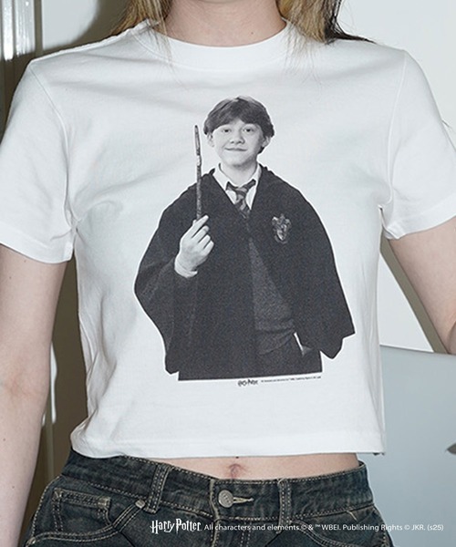 CULTURE SUPPLY（カルチャー サプライ）の「Harry Potter Tee / Ron（Tシャツ/カットソー・メンズ・ホワイト/ブラック・MEDIUM/LARGE/X-LARGE/SHORT）」の12枚目の写真