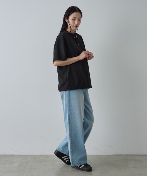 COLONY 2139（コロニートゥーワンスリーナイン）の「ワッフルヘンリーネックTEE（Tシャツ/カットソー・メンズ・ブラック/ホワイト/グレー・MEDIUM/LARGE）」の12枚目の写真
