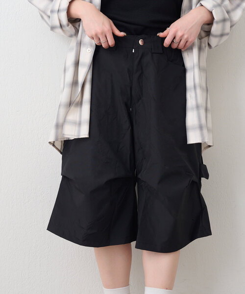 ★新品未使用★CITYSHOP タックハーフパンツ セール】【NUNIFE】デザインタックハーフパンツ（その他パンツ