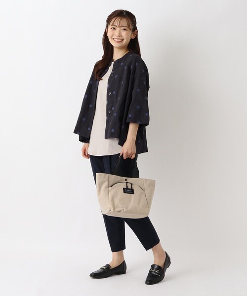 one'sterrace(ワンズテラス)の「SE はっ水ナイロンワンマイル保冷トート(トートバッグ・レディース・ベージュ系9/ベージュ系その他7/ブラック系8・99)」の20枚目の写真