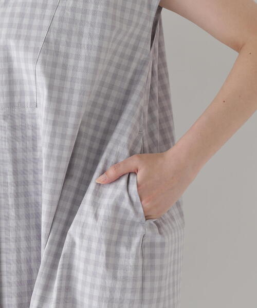 セール】◇ハイカンウントツイルワンピース（ワンピース）｜human