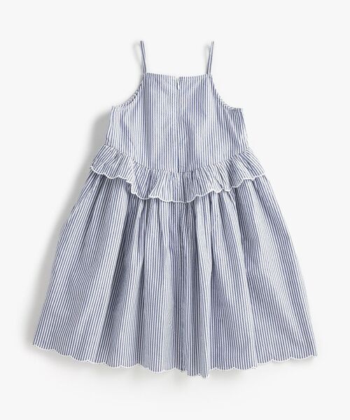 TOMMY HILFIGER（トミーヒルフィガー）の「GIRLS ストラップノースリーブワンピース（ワンピース・キッズ・ブルー・130cm/140cm/150cm/160cm）」の2枚目の写真