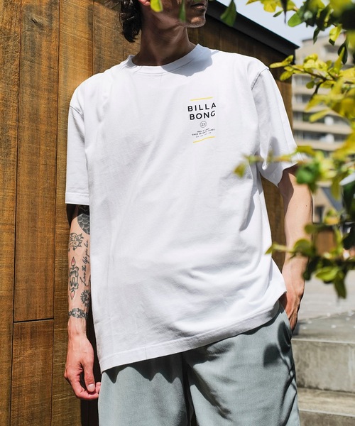 BILLABONG(ビラボン)の「BILLABONG メンズ SUNBLOCK Tシャツ 【2025年春夏モデル】/ビラボンバックプリント半袖Tシャツ(Tシャツ/カットソー・メンズ・ブラック/クリーム/ブルー系その他/ホワイト・MEDIUM/LARGE/X-LARGE/SMALL)」の2枚目の写真