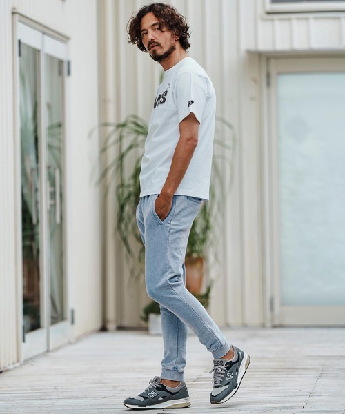1minute 1second(ワンミニットワンセカンド)の「mp13513-knit denim embroidery easy pants ニットデニムイージーパンツ(その他パンツ・メンズ・ブルー系その他/ライトインディゴブルー・S/M/L/XL)」の7枚目の写真