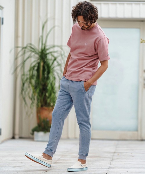 1minute 1second(ワンミニットワンセカンド)の「mp13513-knit denim embroidery easy pants ニットデニムイージーパンツ(その他パンツ・メンズ・ブルー系その他/ライトインディゴブルー・S/M/L/XL)」の13枚目の写真