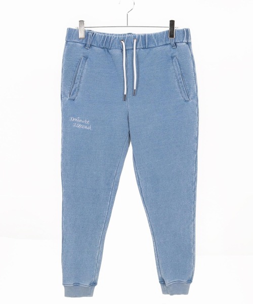 1minute 1second(ワンミニットワンセカンド)の「mp13513-knit denim embroidery easy pants ニットデニムイージーパンツ(その他パンツ・メンズ・ブルー系その他/ライトインディゴブルー・S/M/L/XL)」の18枚目の写真