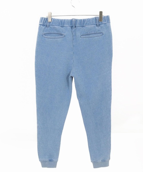 1minute 1second(ワンミニットワンセカンド)の「mp13513-knit denim embroidery easy pants ニットデニムイージーパンツ(その他パンツ・メンズ・ブルー系その他/ライトインディゴブルー・S/M/L/XL)」の19枚目の写真
