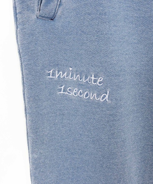 1minute 1second(ワンミニットワンセカンド)の「mp13513-knit denim embroidery easy pants ニットデニムイージーパンツ(その他パンツ・メンズ・ブルー系その他/ライトインディゴブルー・S/M/L/XL)」の22枚目の写真