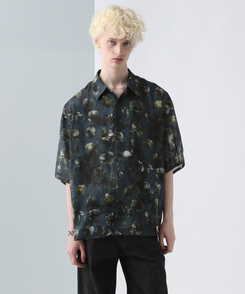 HARE シャツ 「YUMA TAKAHASHI×HARE」BIGカラーシアーシャツ(HARE