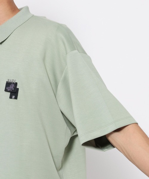 HARE(ハレ)の「フラワータグデザインポロ(HARE)(ポロシャツ・メンズ・ホワイト/グリーン/ブラック・FREE)」の22枚目の写真