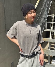 【Sourcream/サワークリーム】FADEダメージリバーシブルTEE