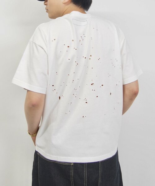 Sourcream(サワークリーム)の「【Sourcream/サワークリーム】FADEダメージリバーシブルTEE(Tシャツ/カットソー・レディース・ブラック/ホワイト/グレー・LARGE/MEDIUM)」の7枚目の写真