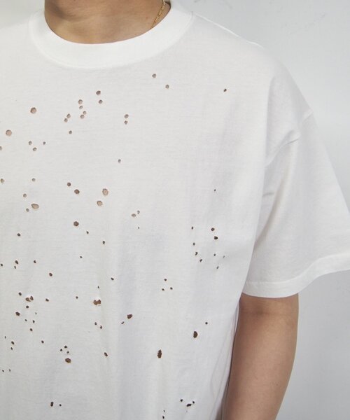 Sourcream(サワークリーム)の「【Sourcream/サワークリーム】FADEダメージリバーシブルTEE(Tシャツ/カットソー・レディース・ブラック/ホワイト/グレー・LARGE/MEDIUM)」の9枚目の写真