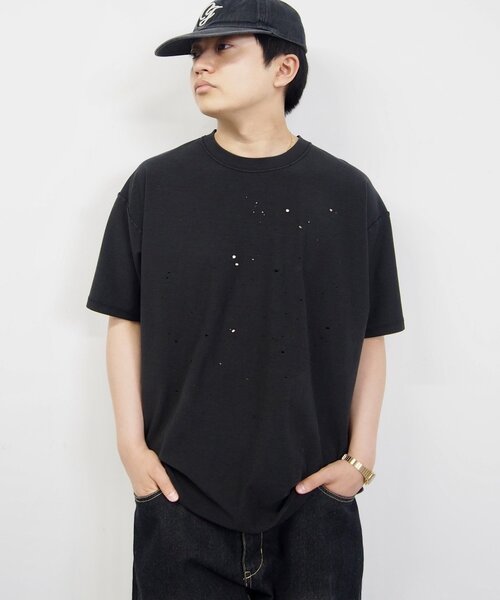 Sourcream(サワークリーム)の「【Sourcream/サワークリーム】FADEダメージリバーシブルTEE(Tシャツ/カットソー・レディース・ブラック/ホワイト/グレー・LARGE/MEDIUM)」の12枚目の写真