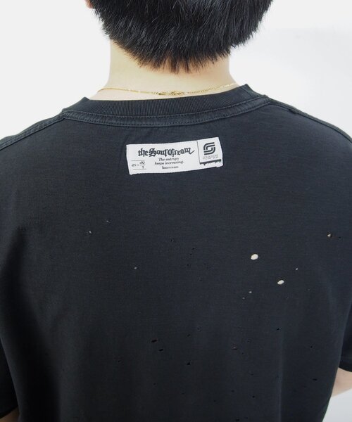Sourcream(サワークリーム)の「【Sourcream/サワークリーム】FADEダメージリバーシブルTEE(Tシャツ/カットソー・レディース・ブラック/ホワイト/グレー・LARGE/MEDIUM)」の15枚目の写真