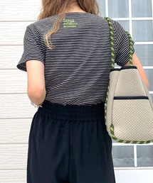 Q | バックネックレタードT(Tシャツ/カットソー)