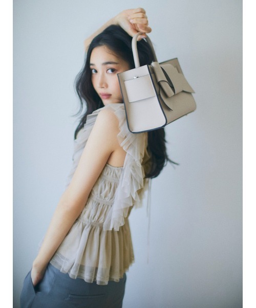 「FRAY I.D」 ノースリーブブラウス 1 ベージュ レディース FRAY I.D 「FRAY I.D」 ノースリーブブラウス ONE SIZE ベージュ