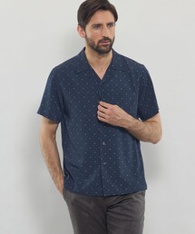 極美品　マッキントッシュロンドン リネンシャツ半袖 麻 ブラウス 38 極美品 マッキントッシュロンドン リネンシャツ半袖 麻 ブラウス 38