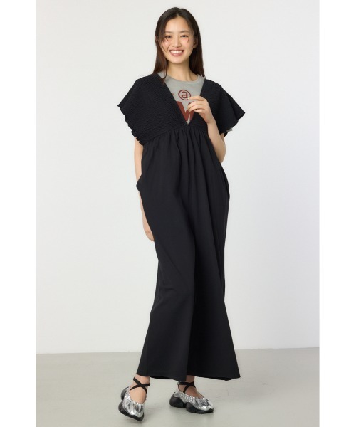 RODEO CROWNS WIDE BOWL（ロデオクラウンズワイドボウル）の「デザインカットオールインワン（つなぎ/オールインワン・レディース・ブルー/ベージュ/ブラック・FREE）」の20枚目の写真