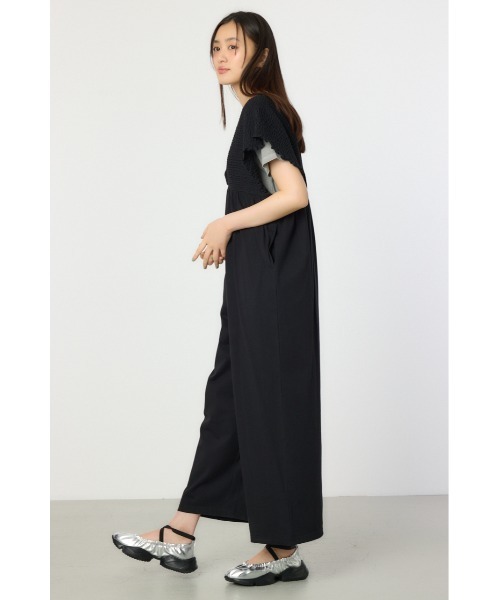 RODEO CROWNS WIDE BOWL（ロデオクラウンズワイドボウル）の「デザインカットオールインワン（つなぎ/オールインワン・レディース・ブルー/ベージュ/ブラック・FREE）」の19枚目の写真