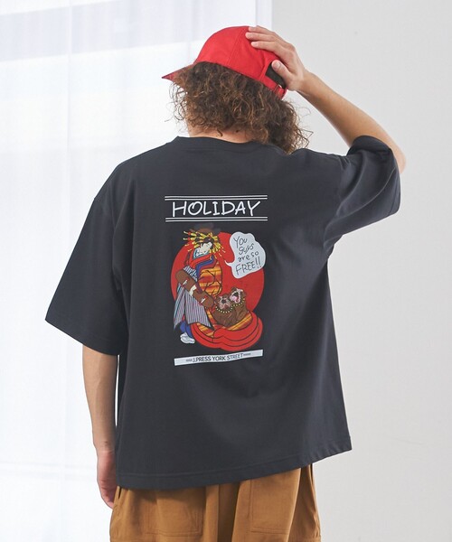 J.PRESS YORK STREET（ジェイプレスヨークストリート）の「【UNISEX】【NAO YSHIHARAコラボ】MAIKO グラフィック Tシャツ（Tシャツ/カットソー・メンズ・ホワイト系/ブラック系・SMALL/MEDIUM/LARGE）」の2枚目の写真