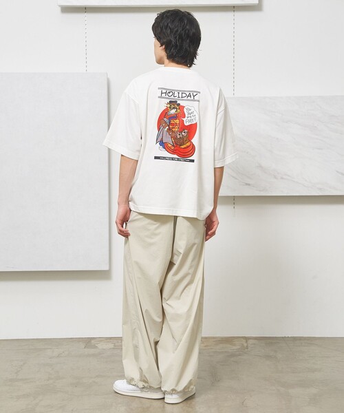 J.PRESS YORK STREET（ジェイプレスヨークストリート）の「【UNISEX】【NAO YSHIHARAコラボ】MAIKO グラフィック Tシャツ（Tシャツ/カットソー・メンズ・ホワイト系/ブラック系・SMALL/MEDIUM/LARGE）」の20枚目の写真