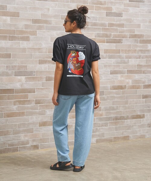 J.PRESS YORK STREET（ジェイプレスヨークストリート）の「【UNISEX】【NAO YSHIHARAコラボ】MAIKO グラフィック Tシャツ（Tシャツ/カットソー・メンズ・ホワイト系/ブラック系・SMALL/MEDIUM/LARGE）」の9枚目の写真