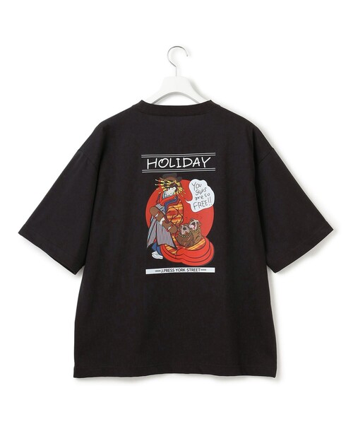 J.PRESS YORK STREET（ジェイプレスヨークストリート）の「【UNISEX】【NAO YSHIHARAコラボ】MAIKO グラフィック Tシャツ（Tシャツ/カットソー・メンズ・ホワイト系/ブラック系・SMALL/MEDIUM/LARGE）」の11枚目の写真