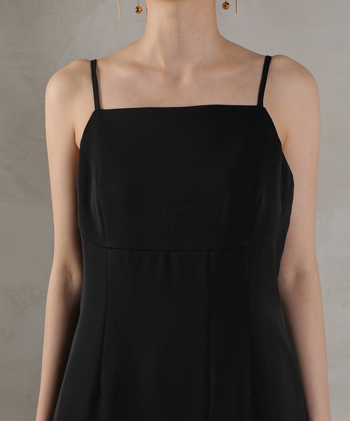 kana アシンメトリードレス 結婚式　お呼ばれドレス Mサイズ セール】ドレープ アシンメトリー Iライン バーティードレス