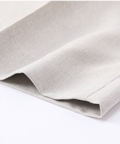 Petitjo（プッチージョ）の「小さいサイズ　麻調インタックワイドパンツ　低身長さん・小柄女性（その他パンツ・レディース・グレー/ベージュ・PS/PM/PL/PSS）」の19枚目の写真