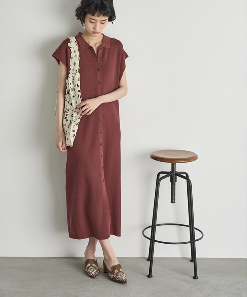 ルネ のフレンチスリープワンピース JENNE フレンチスリーブサマーニットワンピース｜JENNE(ジェンヌ)公式