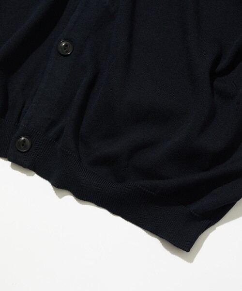 限定 カウラム Silk Cotton Long Sleeve Cardigan CAHLUMN/カウラム Silk Cotton Long Sleeve Cardigan/シルク