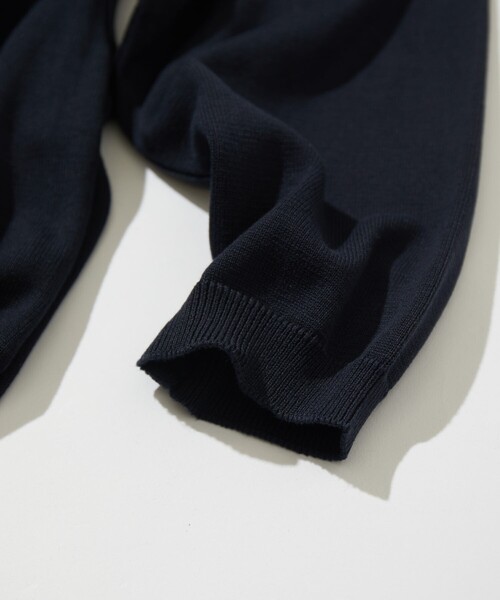 CAHLUMN/カウラム Silk Cotton Long Sleeve Cardigan/シルク