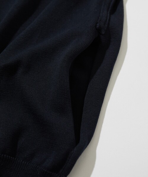 CAHLUMN/カウラム Silk Cotton Long Sleeve Cardigan/シルク