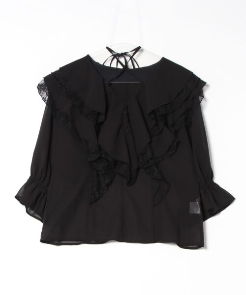 レースフリルブラウス（シャツ/ブラウス）｜apres jour（アプレ