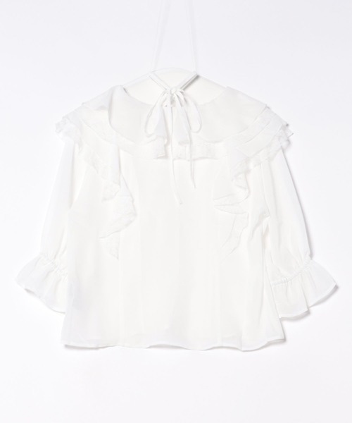 さやちゃん様 ご確認用 レースフリルブラウス（シャツ/ブラウス）｜apres jour（アプレ