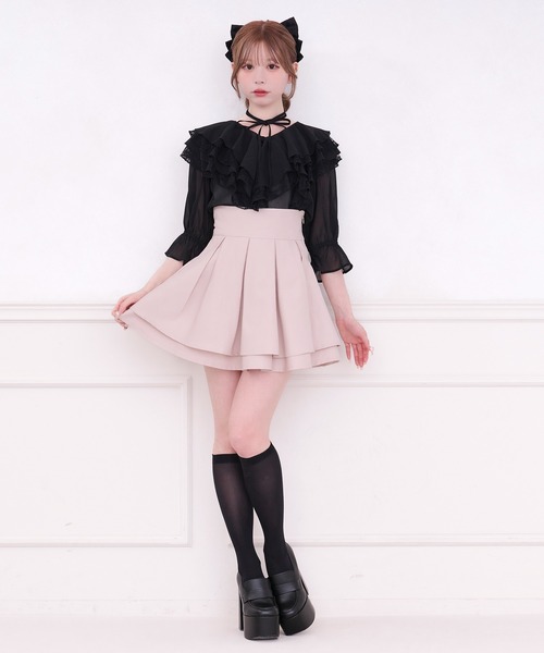 レースフリルブラウス（シャツ/ブラウス）｜apres jour（アプレ