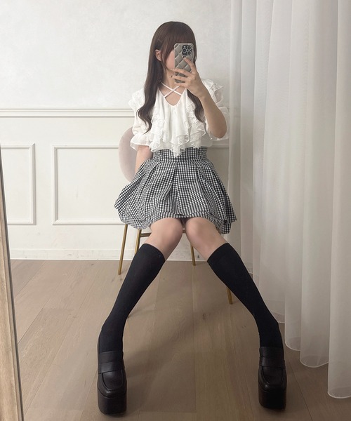 さやちゃん様 ご確認用 レースフリルブラウス（シャツ/ブラウス）｜apres jour（アプレ