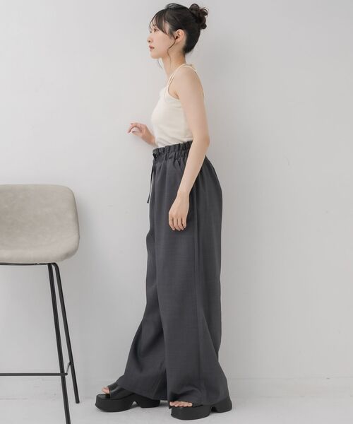 RETRO GIRL（レトロガール）の「レイヤードカップ付キャミ（キャミソール・レディース・イエロー/ナチュラル/ブラック・FREE）」の6枚目の写真