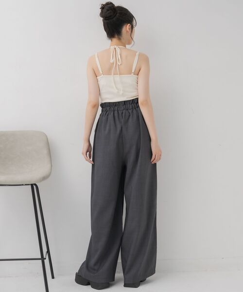 RETRO GIRL（レトロガール）の「レイヤードカップ付キャミ（キャミソール・レディース・イエロー/ナチュラル/ブラック・FREE）」の7枚目の写真