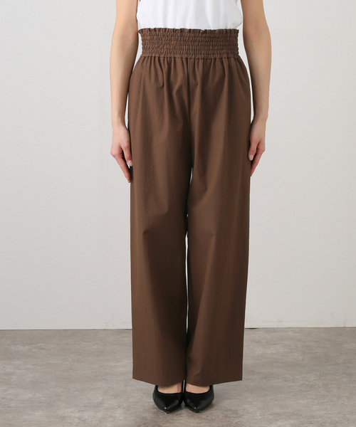 JOURNAL STANDARD（ジャーナルスタンダード）の「《追加4》【撥水/接触冷感/洗える/UVカット】リネンナイロンストレッチワイドパンツ（その他パンツ・レディース・ブラック/サックスブルー/ブラウン/ベージュ系その他・34/36/38/40）」の20枚目の写真