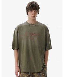 MASONPRINCE（メイソンプリンス）の「オーバーサイズ ヴィンテージウォッシュ加工 掠れロゴプリント Tシャツ DT4344【MASONPRINCE】（Tシャツ/カットソー）」