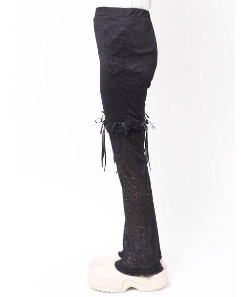 merry jenny（メリージェニー）の「【2way】レースバイカーレギンスパンツ（その他パンツ・レディース・アイボリー/オフホワイト/ブラック・FREE）」の18枚目の写真