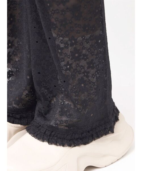 2way】レースバイカーレギンスパンツ