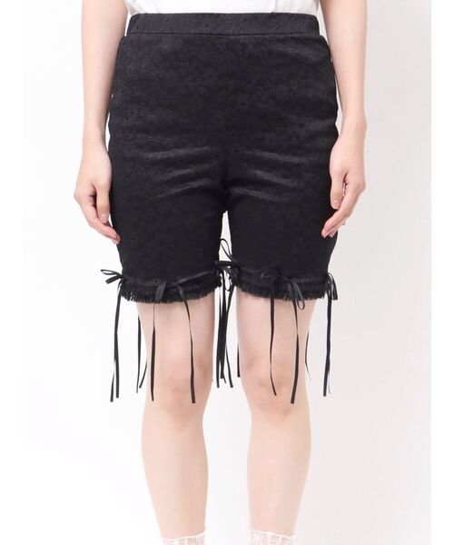 2way】レースバイカーレギンスパンツ