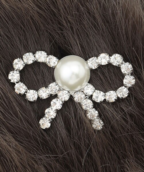 TOCCA（トッカ）の「BIJOUX RIBBON FURTIPPET ティペット（マフラー・レディース・アイボリー系/ライトグレー系・F）」の16枚目の写真