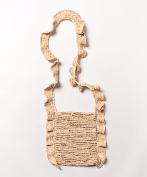 HOUSE OF LOTUS（ハウスオブロータス）の「フリルショルダーバッグ（ショルダーバッグ・レディース・ベージュ・FREE）」の5枚目の写真