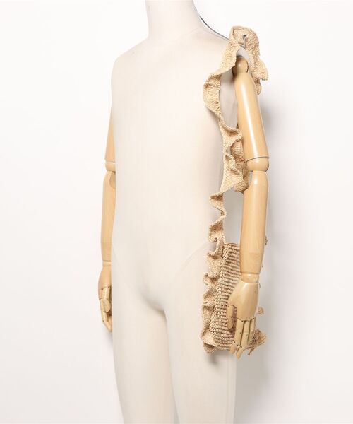 HOUSE OF LOTUS（ハウスオブロータス）の「フリルショルダーバッグ（ショルダーバッグ・レディース・ベージュ・FREE）」の2枚目の写真