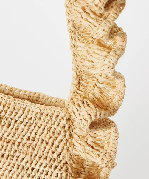 HOUSE OF LOTUS（ハウスオブロータス）の「フリルショルダーバッグ（ショルダーバッグ・レディース・ベージュ・FREE）」の9枚目の写真