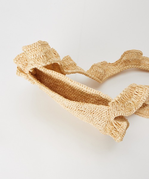 HOUSE OF LOTUS（ハウスオブロータス）の「フリルショルダーバッグ（ショルダーバッグ・レディース・ベージュ・FREE）」の10枚目の写真